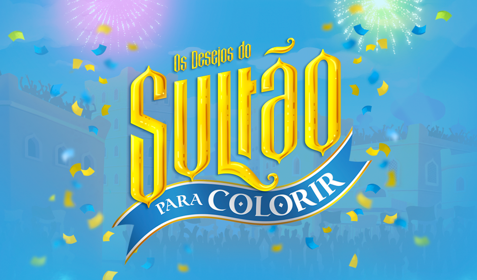 Vamos colorir Os Desejos do Sultão