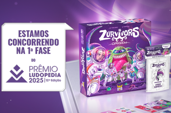 Zurvivors Origem no Prêmio Ludopedia 2025
